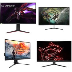 Pallet – 23 Pcs – Monitors – Damaged / Missing Parts / Tested NOT WORKING – MSI, ACER, Samsung, LG