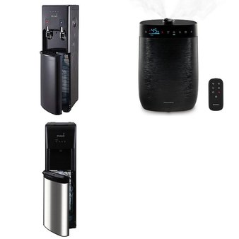 Pallet – 12 Pcs – Bar Refrigerators & Water Coolers, Humidifiers / De-Humidifiers – Customer Returns – Primo, HoMedics