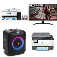 Pallet – 22 Pcs – Portable Speakers, Monitors, All-In-One, LED & LCD – Customer Returns – Monster, LG, EPSON, Samsung