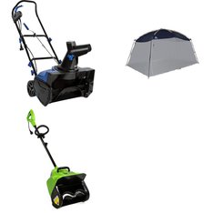 CLEARANCE! Pallet - 3 Pcs - Other, Accessories, Snow Removal - Customer Returns - Ozark Trail, Snow Joe, GreenWorks