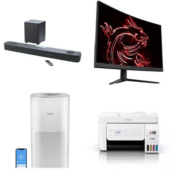 CLEARANCE! Pallet – 49 Pcs – Batteries & Chargers, Speakers, All-In-One, Monitors – Customer Returns – Anker, onn., Onn, EPSON