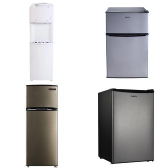 Pallet – 6 Pcs – Bar Refrigerators & Water Coolers, Refrigerators – Customer Returns – Galanz, Great Value, Primo Water, Thomson