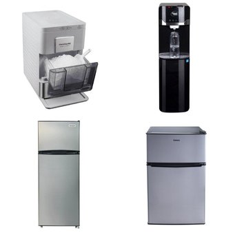 Pallet – 8 Pcs – Bar Refrigerators & Water Coolers, Refrigerators, Freezers, Ice Makers – Customer Returns – Galanz, Frigidaire, Great Value, HISENSE