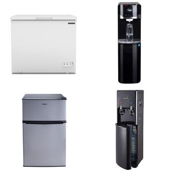 CLEARANCE! Pallet – 4 Pcs – Bar Refrigerators & Water Coolers, Refrigerators – Customer Returns – Primo, Galanz, Frigidaire, Great Value