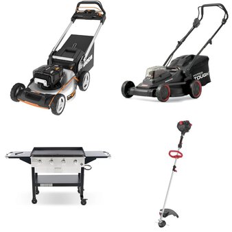 Pallet – 11 Pcs – Trimmers & Edgers, Mowers, Unsorted, Grills & Outdoor Cooking – Customer Returns – Hyper Tough, Mm, Worx