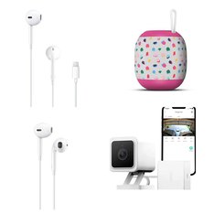 APPLE SPECIAL! 1 Pallet - 176 Pcs - In Ear Headphones, Portable Speakers, Powered - Untested Customer Returns - Apple, Packed Party, Razor, Wyze
