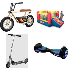 Pallet – 9 Pcs – Outdoor Play, Powered, Dolls, Cycling & Bicycles – Customer Returns – Little Tikes, Razor, Barbie