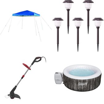 Pallet – 12 Pcs – Trimmers & Edgers, Patio & Outdoor Lighting / Decor, Hedge Clippers & Chainsaws, Hot Tubs & Saunas – Customer Returns – Hyper Tough, Ozark Trail, Member’s Mark, Coleman