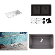 Pallet - 14 Pcs - Kitchen & Bath Fixtures, Hardware - Customer Returns - Kohler, ELKAY, ProFlo, Blanco