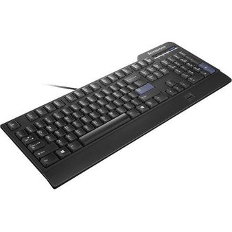 50 Pcs – Lenovo 0C52696 KUF1256 Preferred Pro USB Fingerprint Keyboard – New – Retail Ready