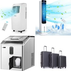 Pallet - 8 Pcs - Unsorted, Air Conditioners, Bedroom, Dining Room & Kitchen - Customer Returns - GIKPAL, Ktaxon, LifePlus, Sesslife