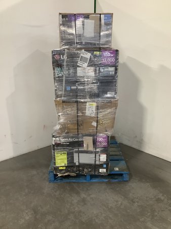 1 Pallets – 9 Pcs – Air Conditioners – Untested Customer Returns – Major Retailer
