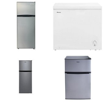 Pallet – 7 Pcs – Refrigerators, Freezers, Bar Refrigerators & Water Coolers – Customer Returns – Galanz, Arctic King, Orgo Proudcts, HISENSE