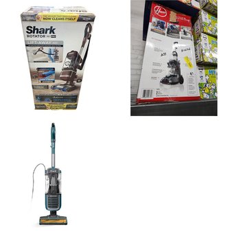 Pallet – 21 Pcs – Vacuums – Customer Returns – Shark, Hoover
