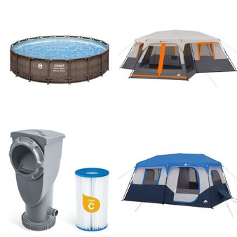 6 Pallets – 141 Pcs – Camping & Hiking, Unsorted, Pools & Water Fun, Firearms – Customer Returns – Ozark Trail, Coleman, Igloo, Ozark