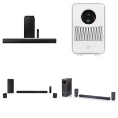 Pallet - 50 Pcs - Speakers, Projector, Monitors, Inkjet - Customer Returns - HP, onn., Onn, Samsung