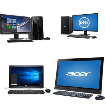 52 Pcs – Desktop Computers – Refurbished (GRADE A, GRADE B) – HP, DELL, ACER, GATEWAY