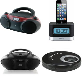 6 Pallets – 1206 Pcs – Portable Audio & Video Players – Customer Returns – Onn, GPX, iHOME, IMATION ENTERPRISES CORP