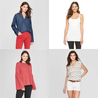 123 Pcs – Shirts & Blouses – New – Retail Ready – Universal Thread, Xhilaration, Gilligan & O’Malley, A New Day