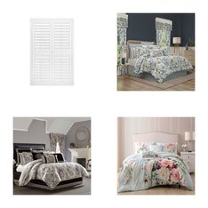 6 Pallets - 275 Pcs - Bedding Sets, Curtains & Window Coverings, Rugs & Mats, Sheets, Pillowcases & Bed Skirts - Like New or New Customer Returns - JC Penney