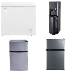 Pallet - 9 Pcs - Bar Refrigerators & Water Coolers, Refrigerators, Freezers - Customer Returns - Galanz, Primo, Arctic King, HISENSE