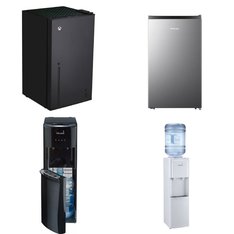 Pallet - 6 Pcs - Bar Refrigerators & Water Coolers, Freezers, Refrigerators - Customer Returns - HISENSE, Primo Water, Xbox