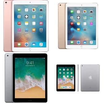 12 Pcs – Apple iPads – Refurbished (GRADE B – White Box) – Models: 3A857LL/A, 3C668LL/A, MD789LL/A, 3A141LL/A – Tablets