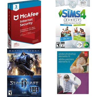 84 Pcs – Computer Software & Video Games – Brand New – McAfee, Activision, EA, Adobe