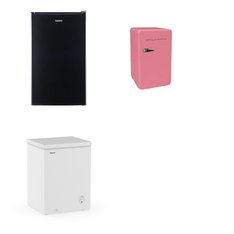 Pallet - 4 Pcs - Refrigerators, Freezers - Customer Returns - Galanz, Frigidaire, HISENSE