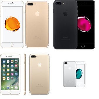 12 Pcs – Apple iPhone 7 Plus – Refurbished (GRADE A – Unlocked) – Models: MN4A2LL/A, MNQR2LL/A, MN4J2LL/A, MN4F2LL/A