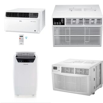 2 Pallets – 19 Pcs – Air Conditioners – Mixed Conditions – LG, Frigidaire, Honeywell, Keystone