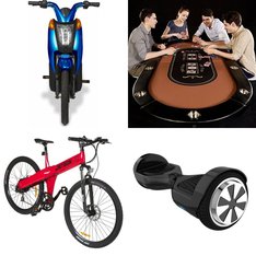 Pallet – 14 Pcs – Powered, Game Room, Cycling & Bicycles, Pretend & Dress-Up – Customer Returns – Razor Power Core, Jetson, Barrington, Razor