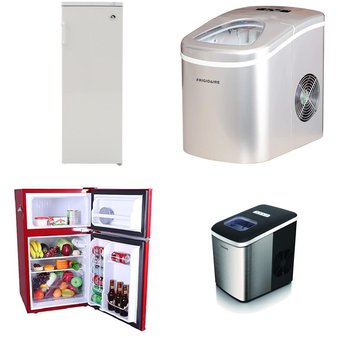 Pallet – 6 Pcs – Freezers, Bar Refrigerators & Water Coolers, Refrigerators, Food Processors, Blenders, Mixers & Ice Cream Makers – Customer Returns – Frigidaire