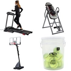 Pallet - 7 Pcs - Outdoor Sports, Exercise & Fitness - Customer Returns - Athletic Works, Innova, Sunny Health & Fitness, Spalding