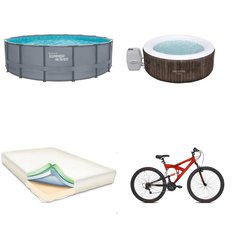 2 Pallets - 37 Pcs - Camping & Hiking, Cycling & Bicycles, Outdoor Sports, Bedroom - Overstock - Ozark Trail, Nickelodeon, NBA, Spa Sensations