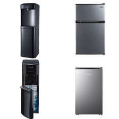 Pallet - 7 Pcs - Bar Refrigerators & Water Coolers, Refrigerators - Customer Returns - Primo Water, Primo, Arctic King, HISENSE