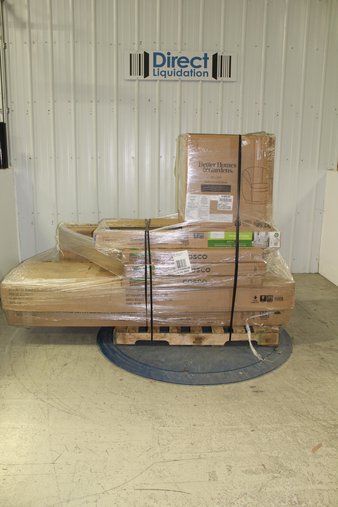 3 Pallets – 12 Pcs – New Bedroom, Office – New and New Damaged Box – Walmart