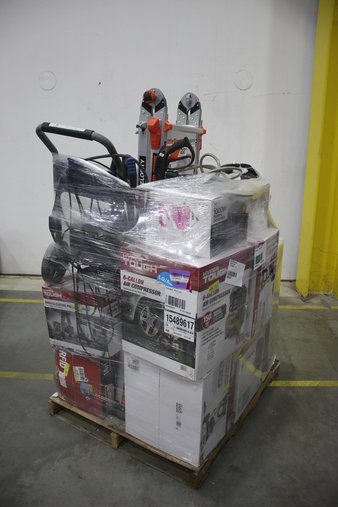 3 Pallets – 63 Pcs – Pressure Washers, Power Tools, Hedge Clippers & Chainsaws, Other – Untested Customer Returns – Walmart