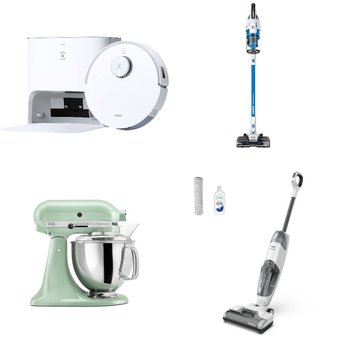 Pallet – 26 Pcs – Vacuums, Kitchen & Dining – Open Box Customer Returns – Bissell, Tineco, Konwin, Ecovacs Robotics