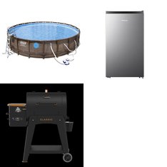 CLEARANCE! Pallet - 3 Pcs - Grills & Outdoor Cooking, Bar Refrigerators & Water Coolers, Pools & Water Fun - Overstock - Pit Boss