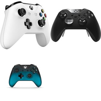 25 Pcs – Microsoft Xbox Controllers – Refurbished (GRADE A) – Models: TF5-00001, Xbox Wireless Controller – Ocean Shadow Special Ed, HM3-00001