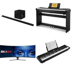 Pallet - 15 Pcs - Powered, Monitors, Unsorted, Speakers - Customer Returns - Donner, Moukey, CRUA, Deco Gear