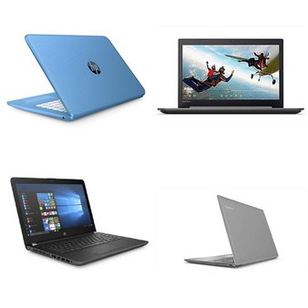 12 Pcs – Laptop Computers – Refurbished (GRADE A, GRADE B – No Battery) – HP, LENOVO, ACER