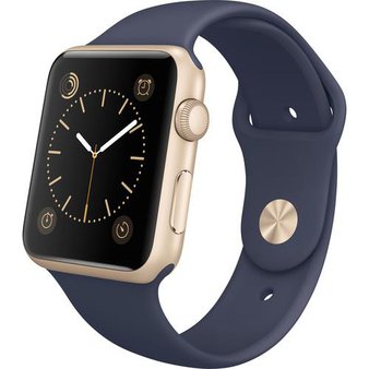 10 Pieces Apple Watch Sport 42mm Gold Aluminum Case – Midnight Blue Sport Band MLC72LL/A Smart Watches