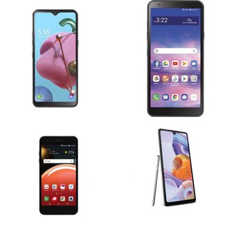 17 Pcs – LG Smartphones – Tested NOT WORKING – Models: LM-X210VPP, STLGL322DCPWP, L555DL, UN272