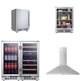 Pallet – 5 Pcs – Refrigerators, Fans, Bar Refrigerators & Water Coolers, Toasters & Ovens – AVALLON GLOBAL, GE Appliances, EDGESTAR PRODUCTS, WHIRLPOOL