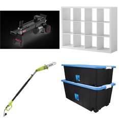 Pallet - 17 Pcs - Storage & Organization, Hedge Clippers & Chainsaws, Power Tools, Hardware - Overstock - Better Homes & Gardens, Snow Joe