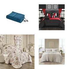 Pallet - 56 Pcs - Bedding Sets - Like New - Madison Park, Casual Comfort, Home Essence, Beautyrest