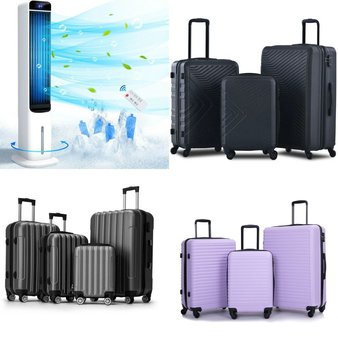 Pallet – 11 Pcs – Luggage, Bedroom, Fans, Air Conditioners – Customer Returns – Zimtown, Travelhouse, SEGMART, Dreo