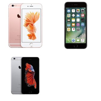 5 Pcs – Apple iPhone 6S – Refurbished (GRADE A – Unlocked) – Models: MN1E2LL/A, 3A511LL/A, 3C109LL/A,